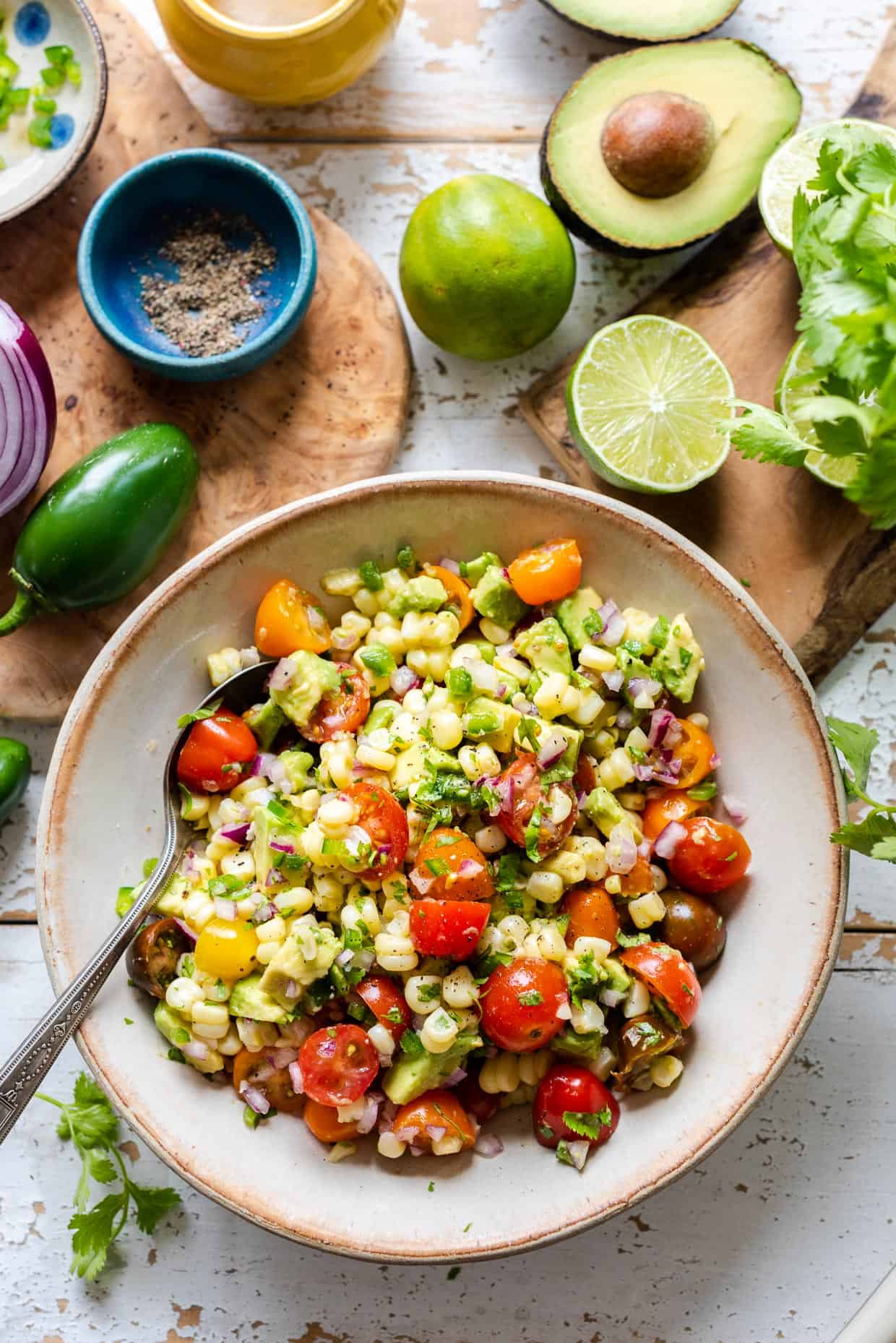 Avocado Corn Tomato Salad Kitchen Confidante®