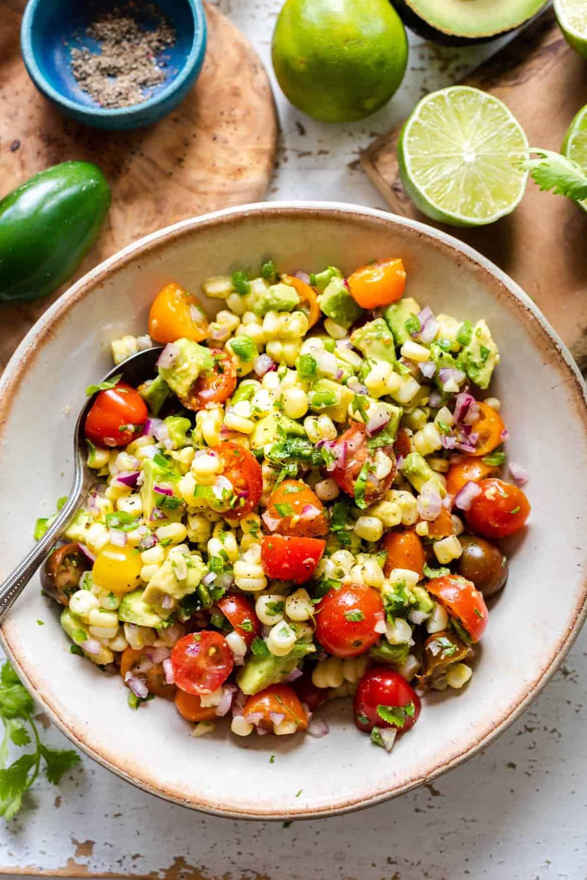 Avocado Corn Tomato Salad Kitchen Confidante