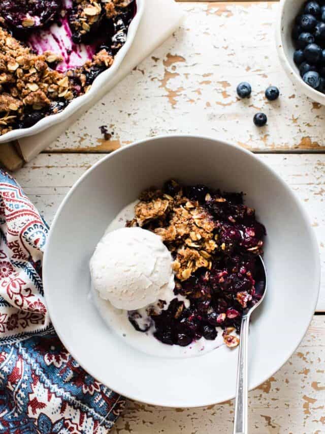 Blueberry Crisp Kitchen Confidante® 