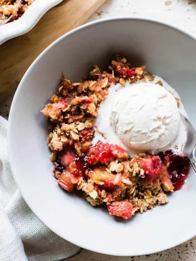 Strawberry Rhubarb Crisp