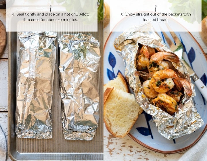 Grilled Shrimp Foil Packets With Compound Butter Kitchen Confidante,What Is A Fat Quarter In Quilting