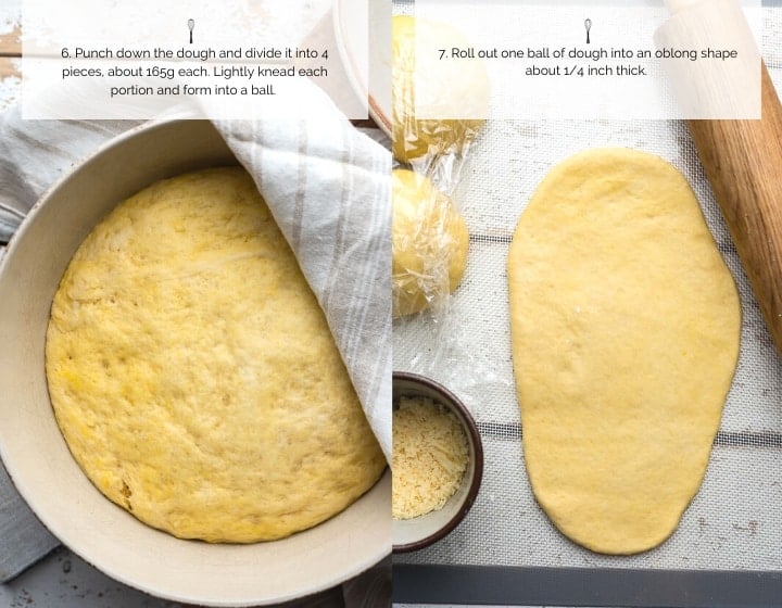 Step by Step Instructions for How to Make Ensaymada: Rolling out the dough.