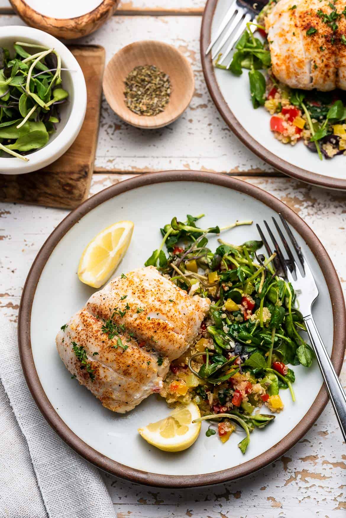 Quinoa Stuffed Alaska Sole Recipe - Kitchen Confidante®