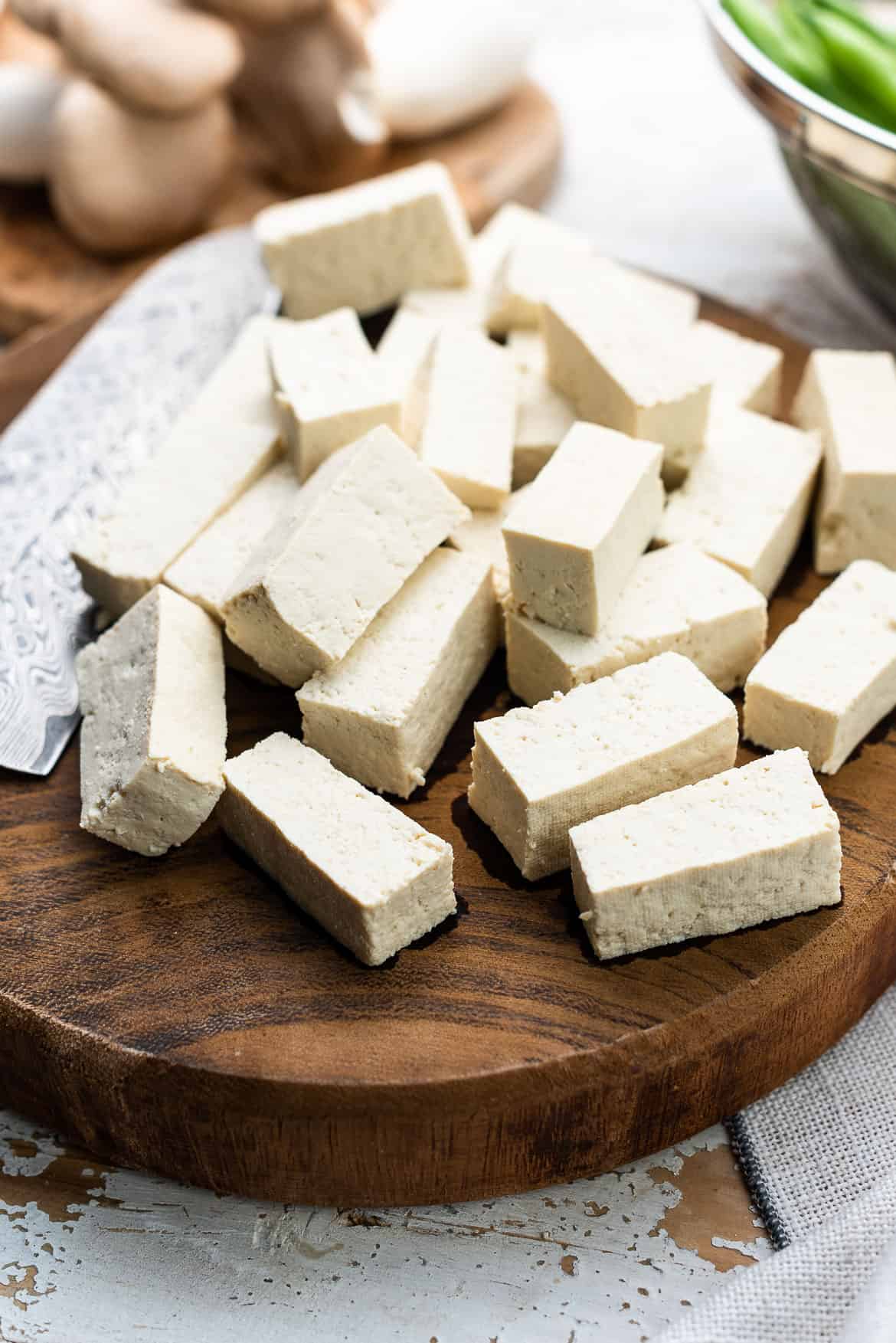 Filipino Crispy Tofu and Mushroom Adobo - Kitchen Confidante®