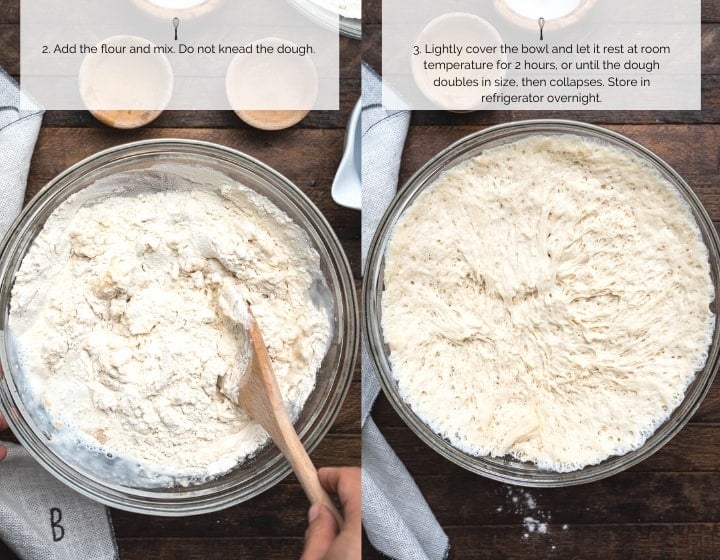 Step by step instructions for how to make No-Knead Buttermilk Bread.