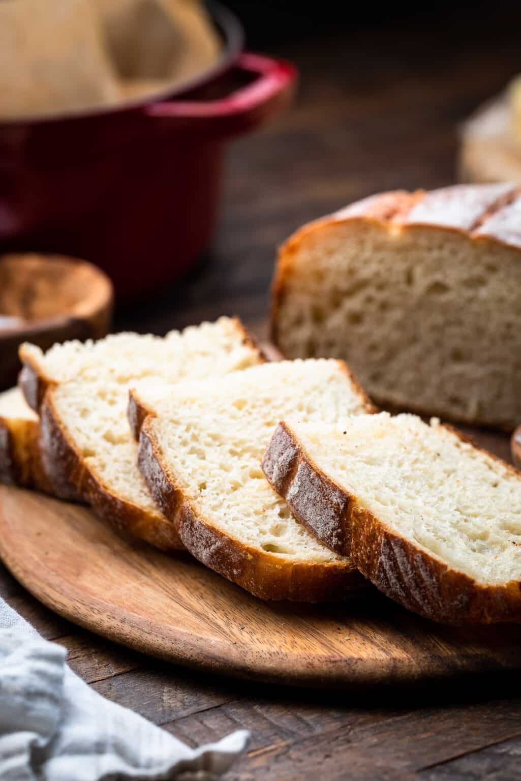 No Knead Buttermilk Bread (Dutch Oven/Loaf/Boules) Kitchen Confidante