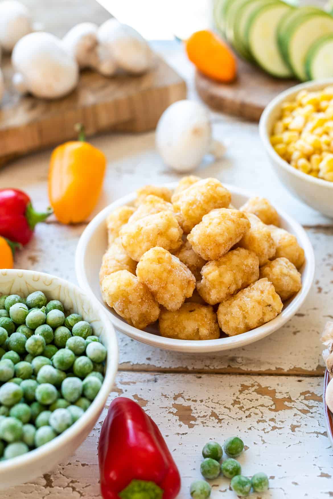 Vegetarian Tater Tot Casserole with Green Beans Kitchen Confidante®