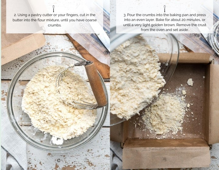 Step by step instructions for how to make margarita bars.