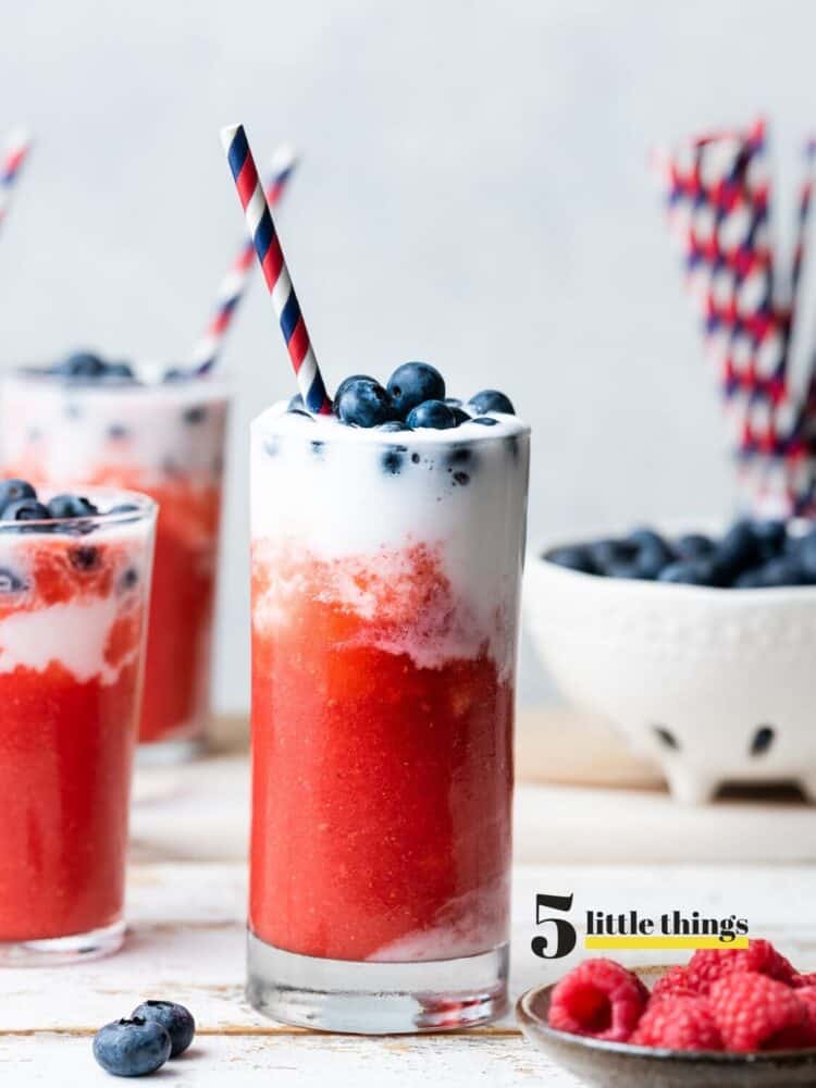 Berry Coconut Slushies were one of Five Little Things I loved the week of July 10, 2020
