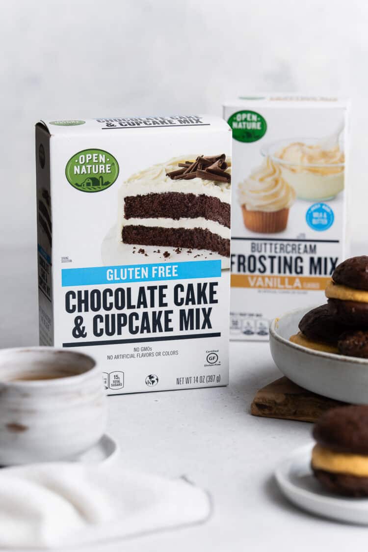 Open Nature products used to make Whoopie Pies out of cake mix.
