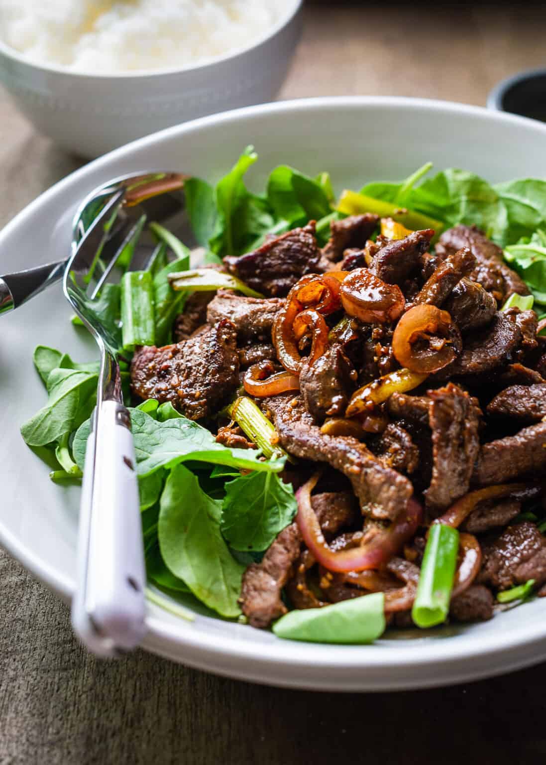 Shaking Beef Vietnamese Stir Fry| Kitchen Confidante