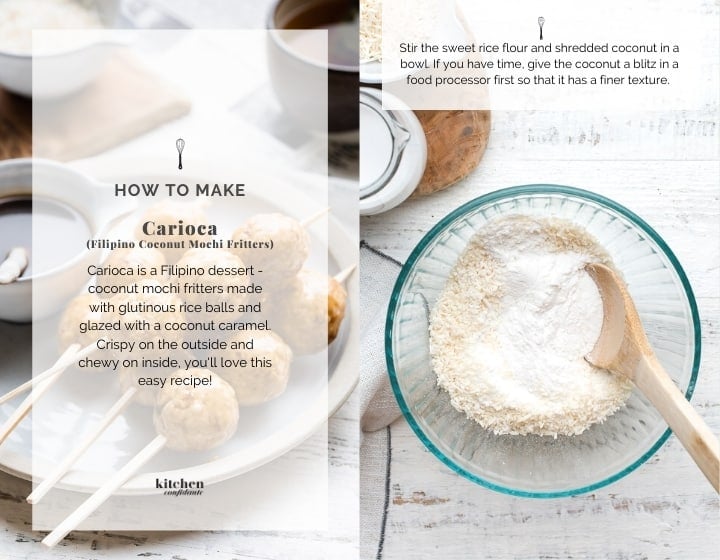 Step by step instructions for how to make Carioca.