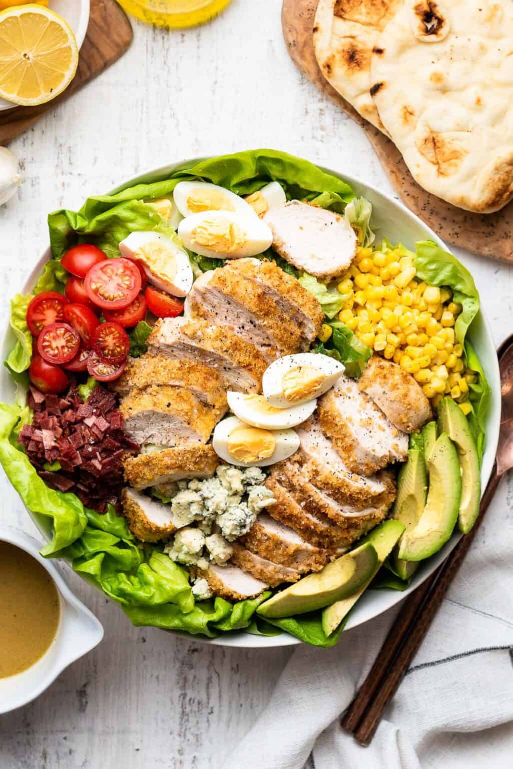 Crispy Chicken Cobb Salad - Kitchen Confidante®