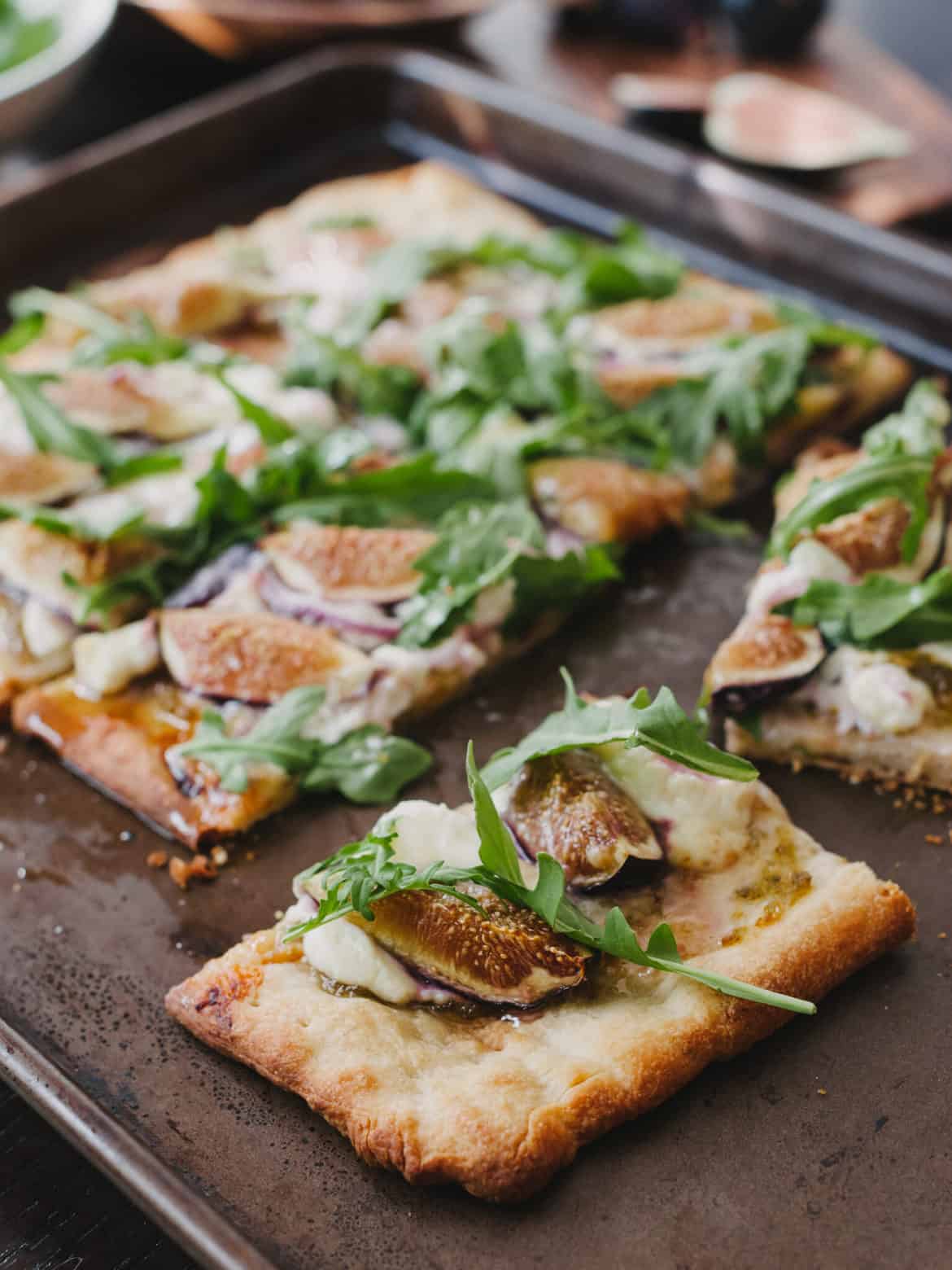 Fig, Jalapeño Jam and Blue Cheese Pizza