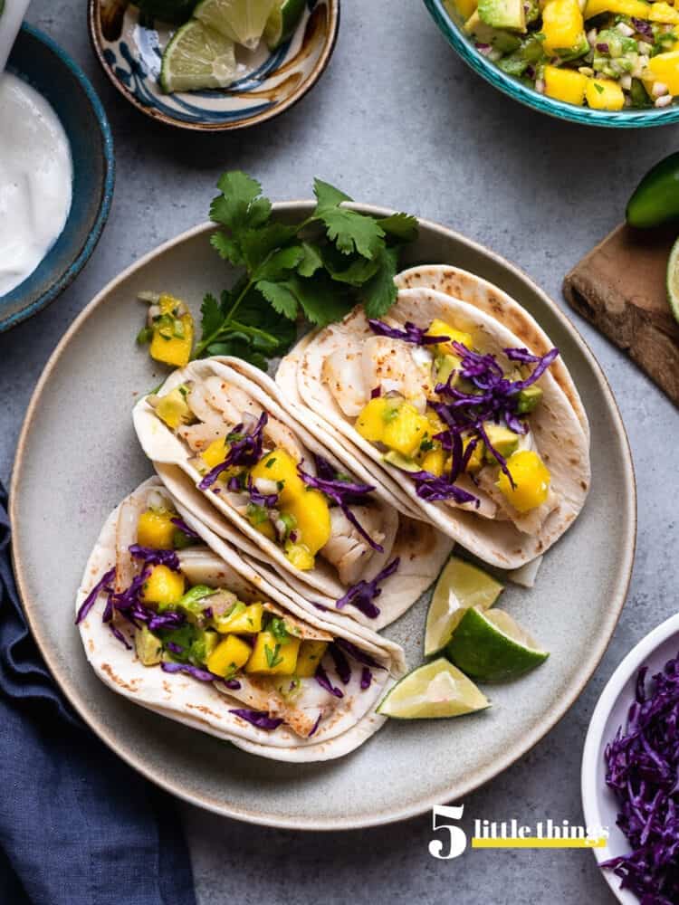 Fish Tacos from The Secret Ingredient Cookbook by Kelly Senyei were one of the Five Little Things I loved the week of May 7, 2021.
