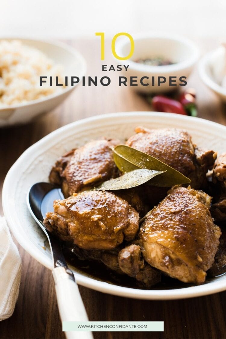 Filipino Chicken Adobo in a bowl