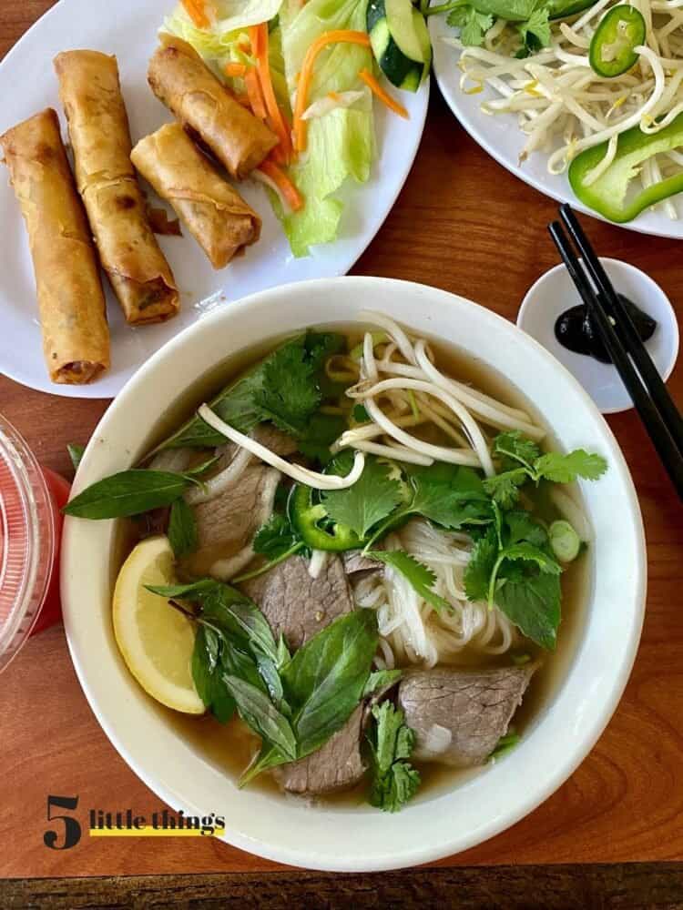 A bowl of beef pho is one of the Five Little Things I loved the week of April 9, 2022.
