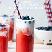 Red White and Blue 4th of July Recipes