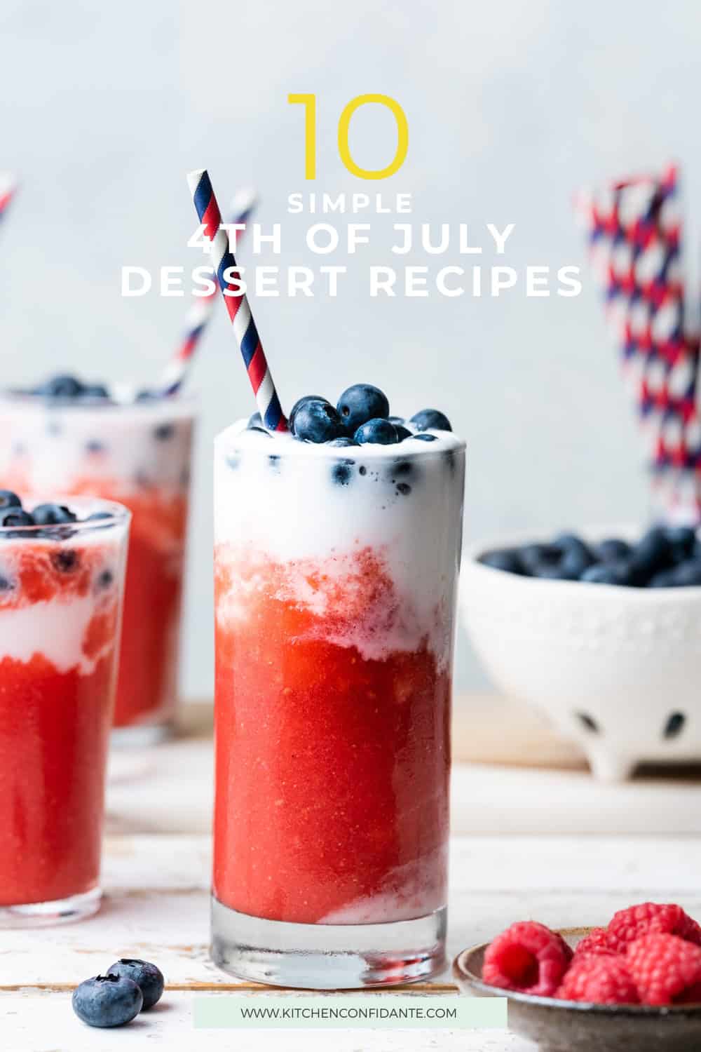 Red White and Blue 4th of July Recipes