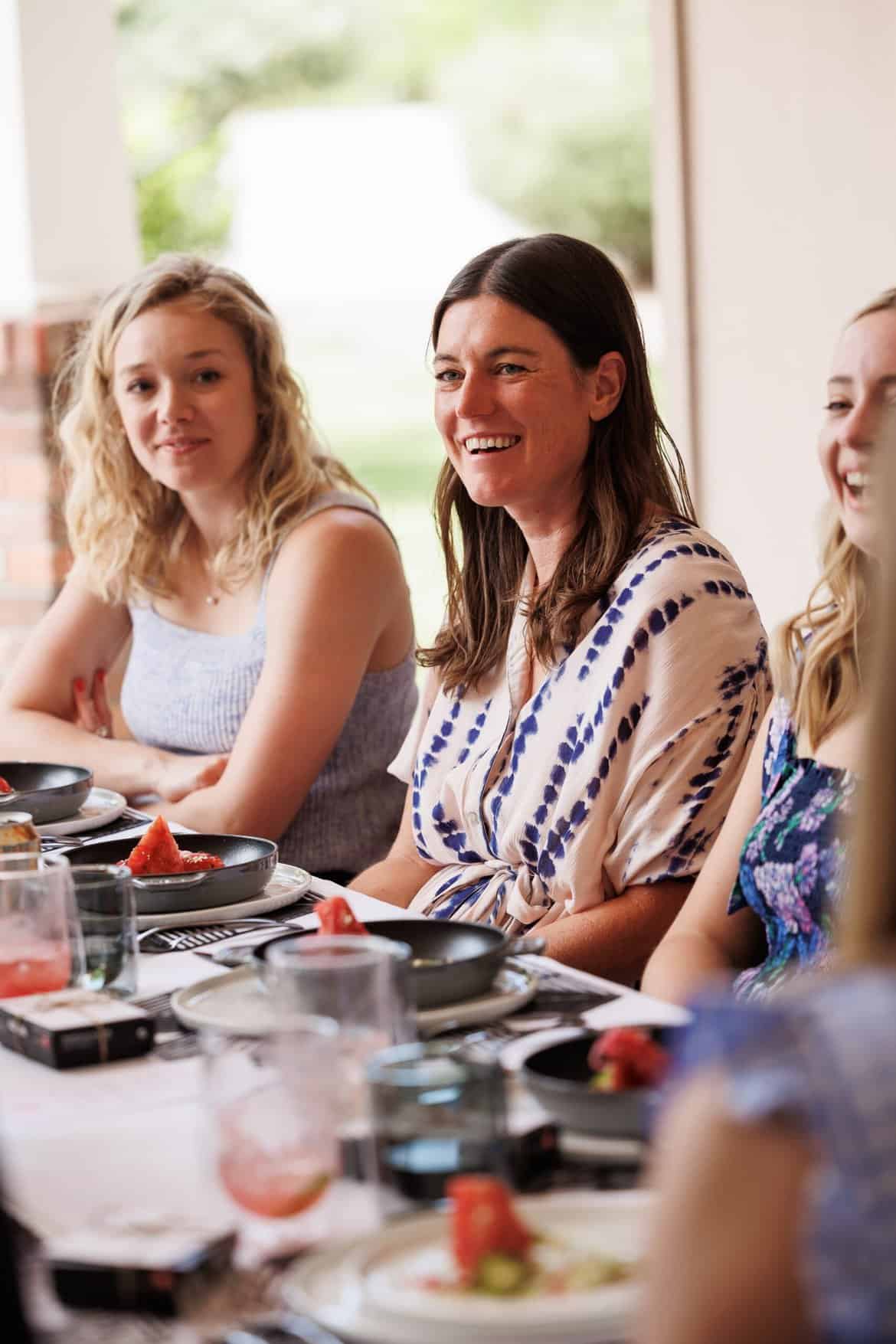 Zwilling lunch at the Fresh Air Retreat in Scottsdale, AZ