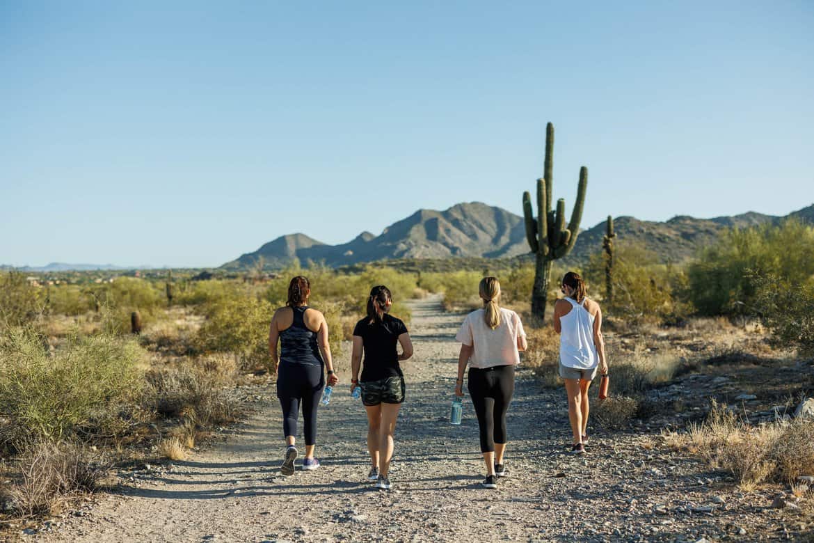 Morning Hike at the Fresh Air Retreat in Scottsdale, AZ