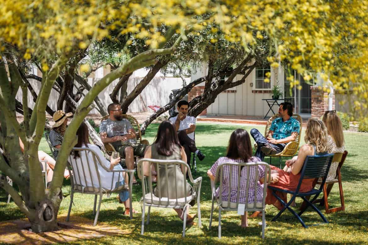 Discussion with AdThrive Minute at the Fresh Air Retreat in Scottsdale, AZ