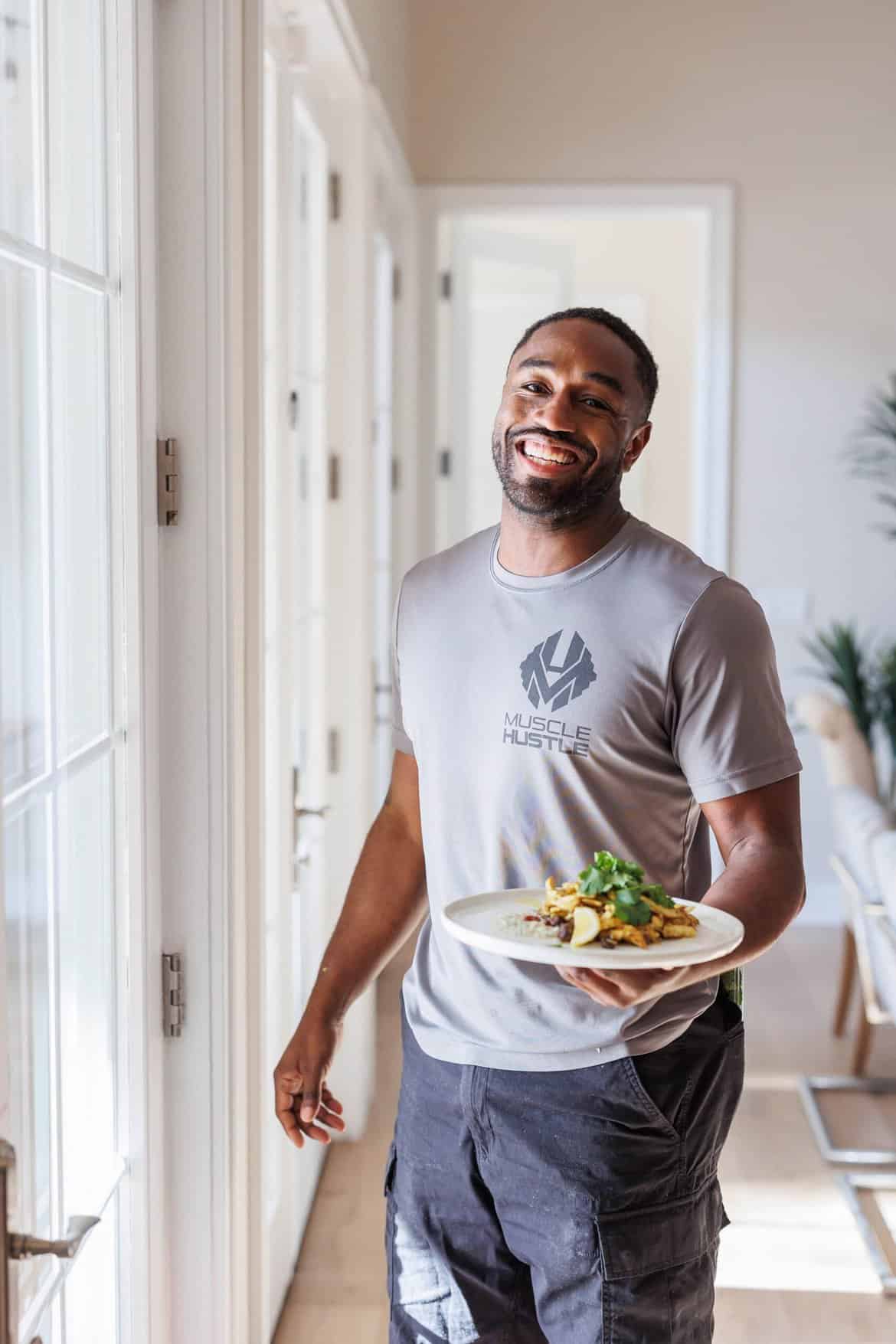 Chef Trimell's Minute Rice dish at the Fresh Air Retreat in Scottsdale, AZ