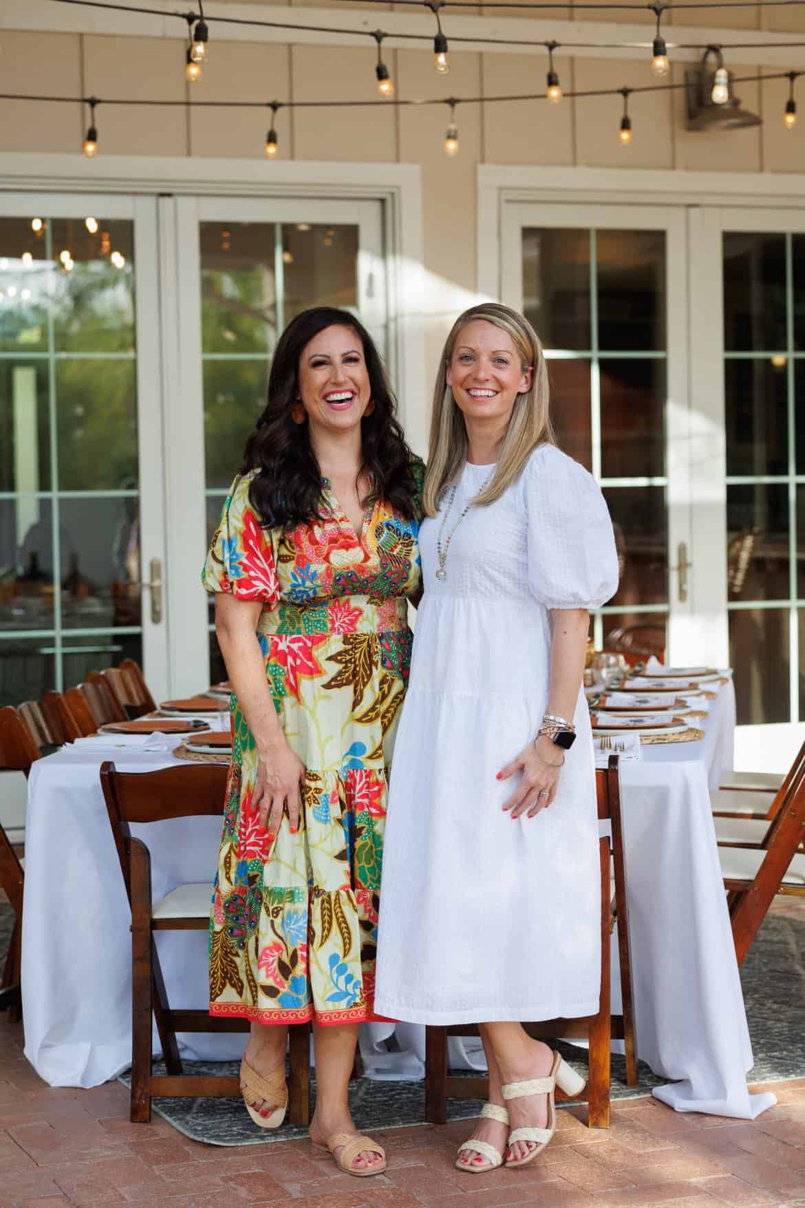 Liz Della Croce and Lauren Grier at the Fresh Air Retreat in Scottsdale, AZ