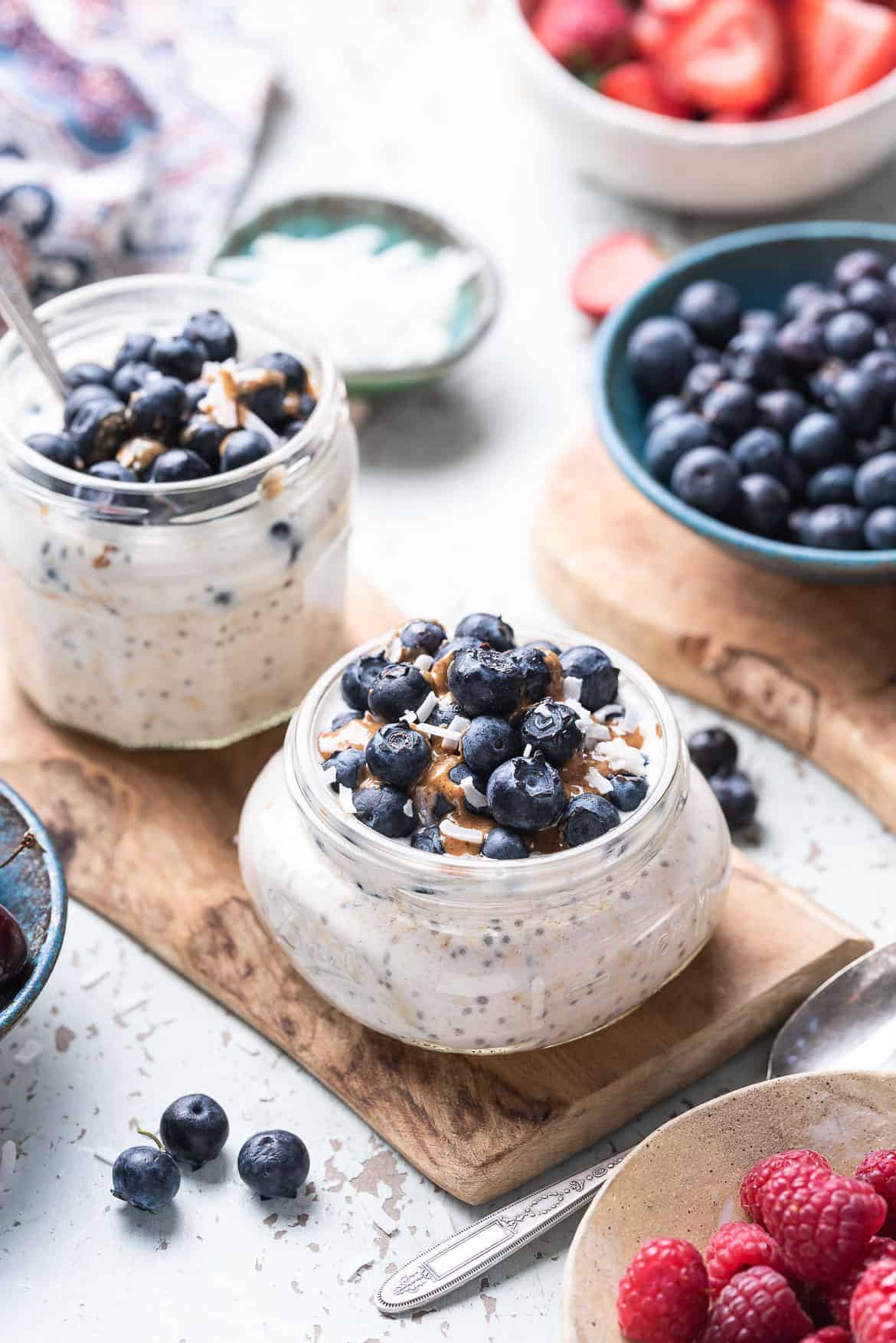 Blueberry Muffin Overnight Oats - Kitchen Confidante®