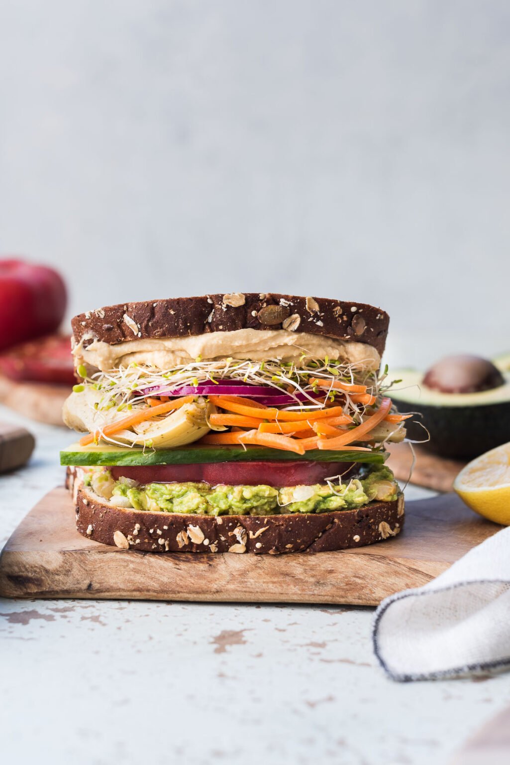 Avocado Veggie Sandwich - Kitchen Confidante®