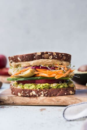 Avocado Veggie Sandwich - Kitchen Confidante®