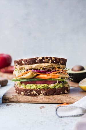 Avocado Veggie Sandwich - Kitchen Confidante®