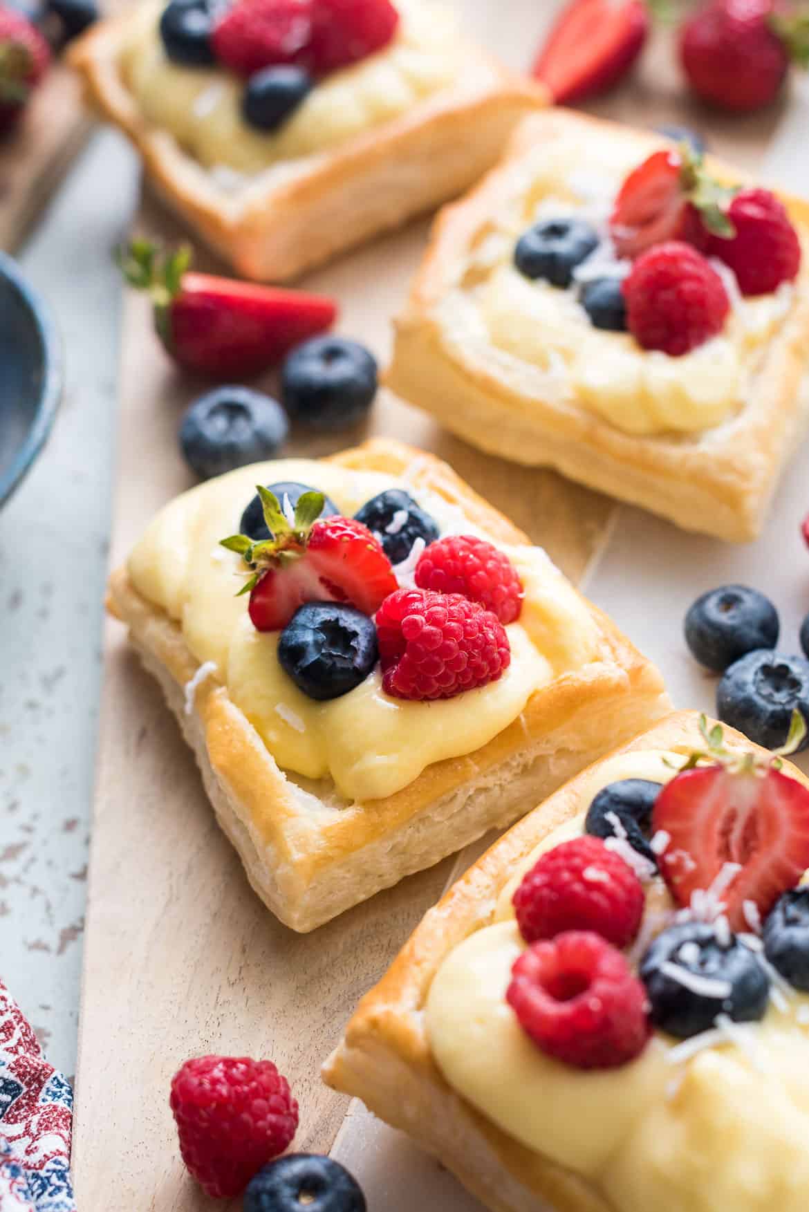 Puff Pastry Fruit Tarts - Kitchen Confidante®