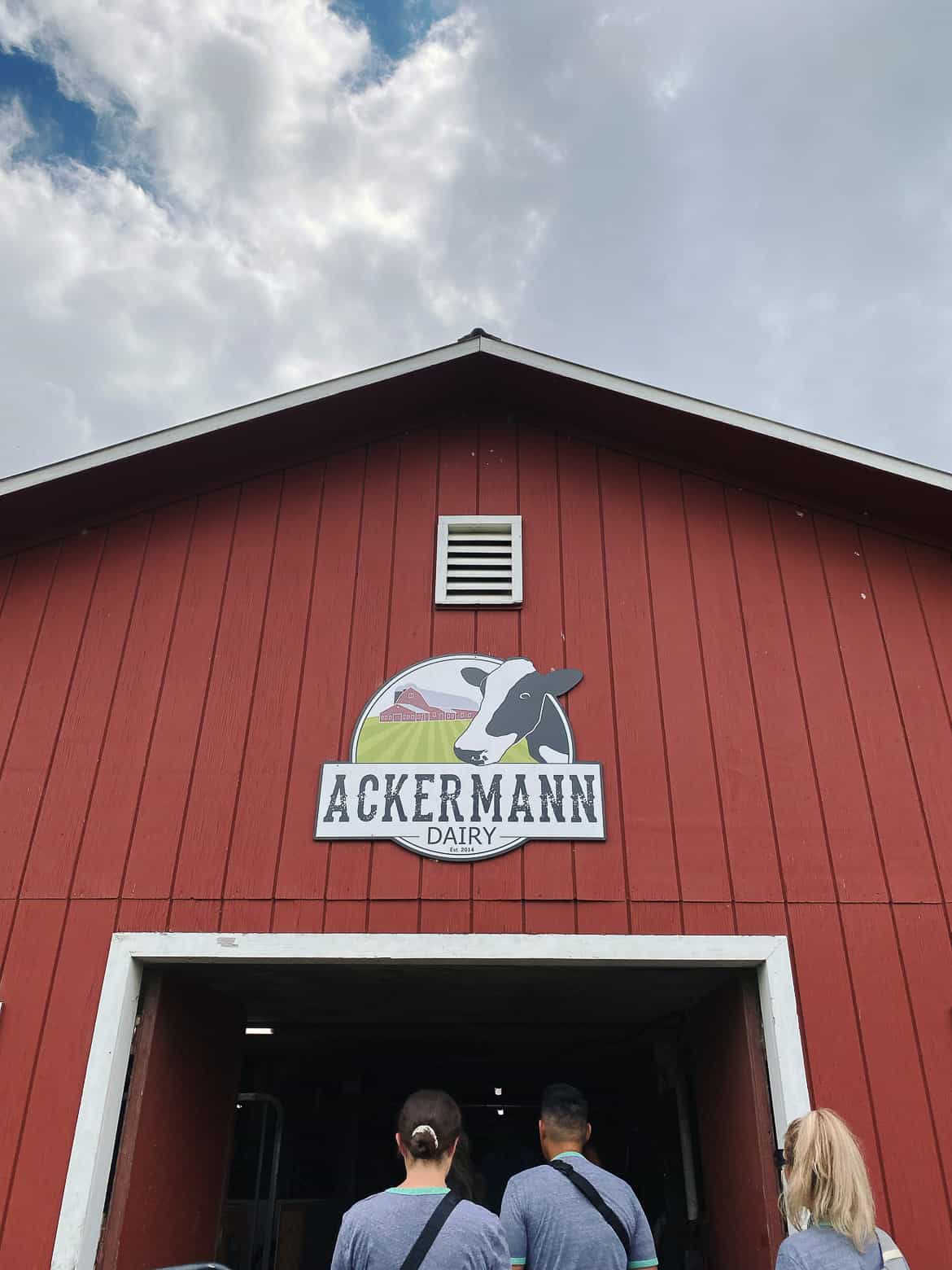 Ackermann Dairy on the Stonyfield Farm Tour 2022.