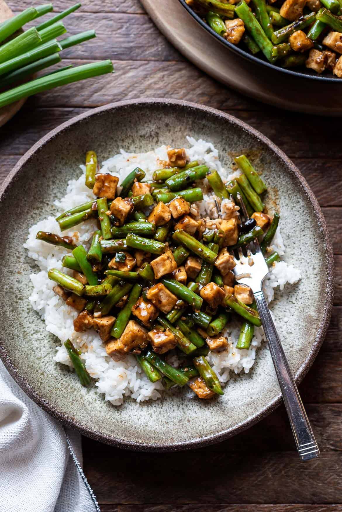 Stirfried String Beans With Tofu in Black Bean Sauce Kitchen Confidante®