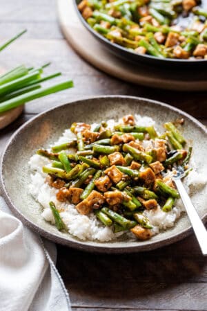 Stir-fried String Beans With Tofu in Black Bean Sauce - Kitchen Confidante®