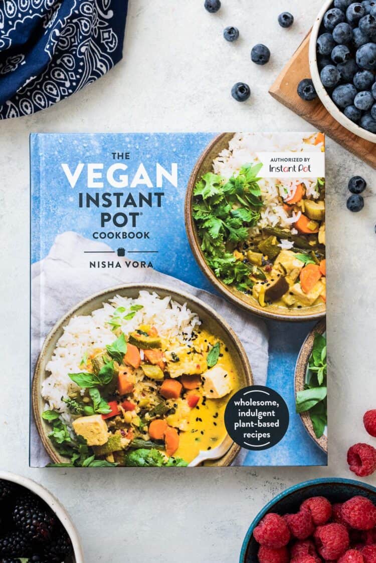 The Vegan Instant Cookbook by Nisha Vora.