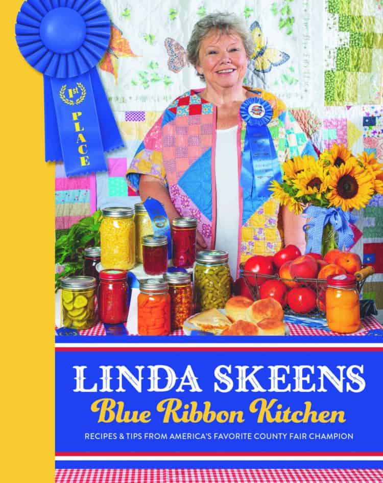 Linda Skeens Blue Ribbon Kitchen cookbook cover image.