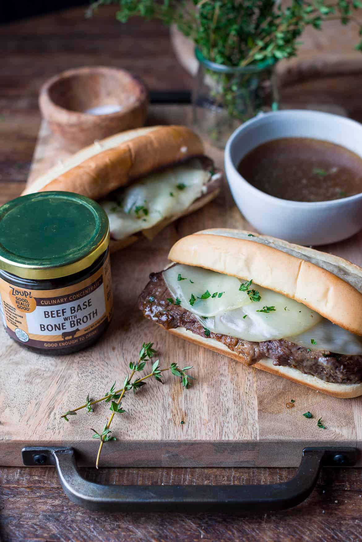 Slow Cooker French Dip Sandwich with Au Jus Kitchen Confidante®