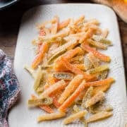 Candied Citrus Peel on a serving tray.