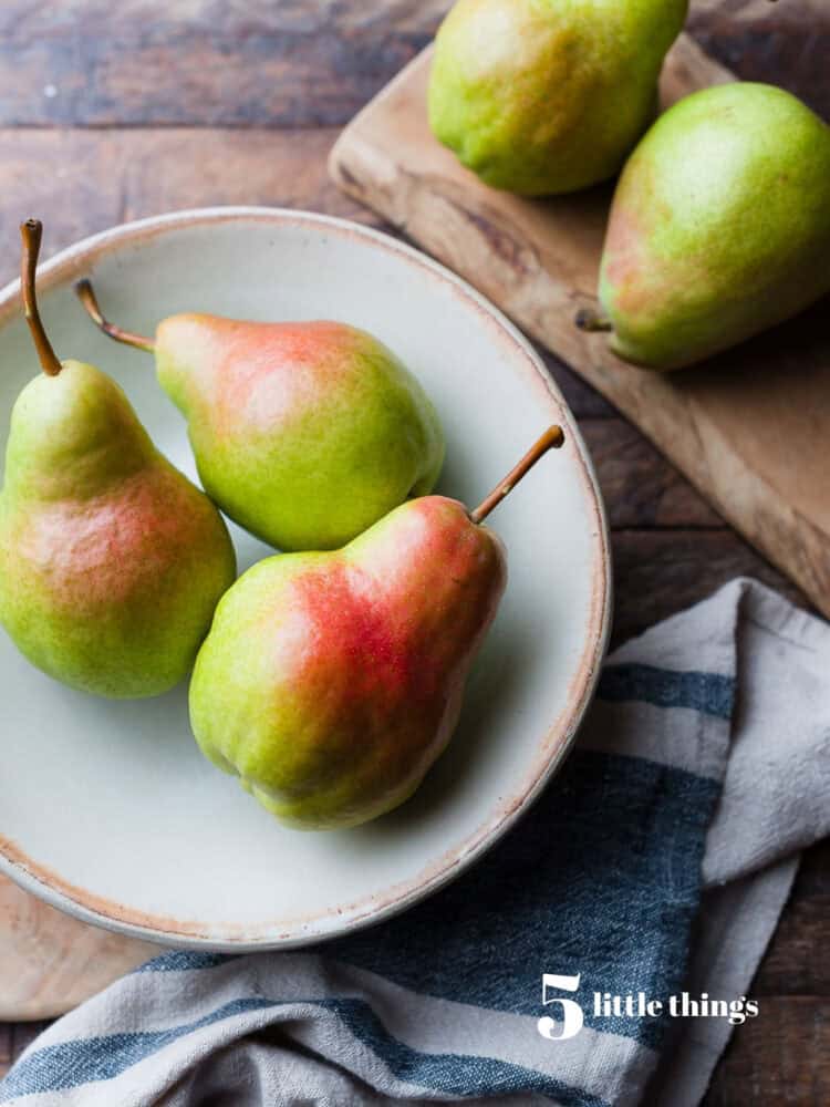 Pears were one of the Five Little Things I loved the week of October 10, 2025.
