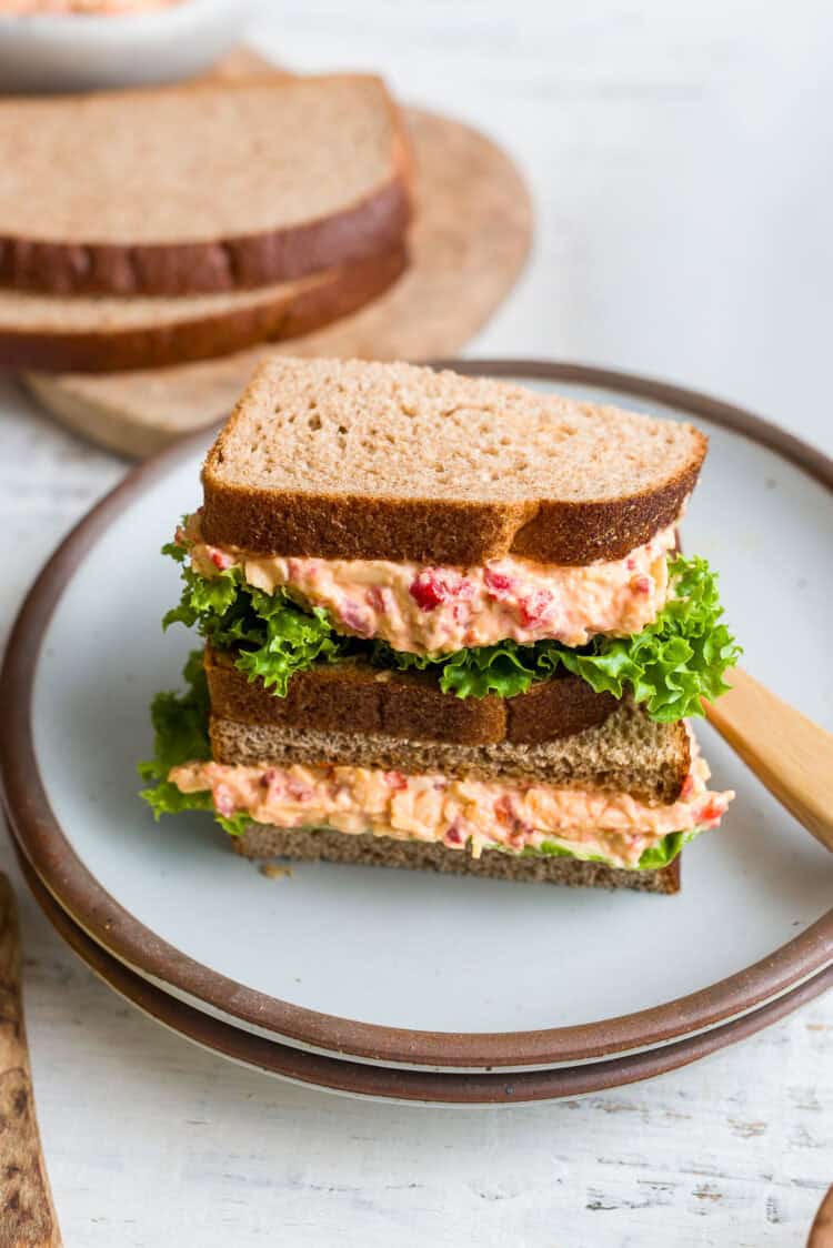 Filipino Cheese Pimiento on bread.
