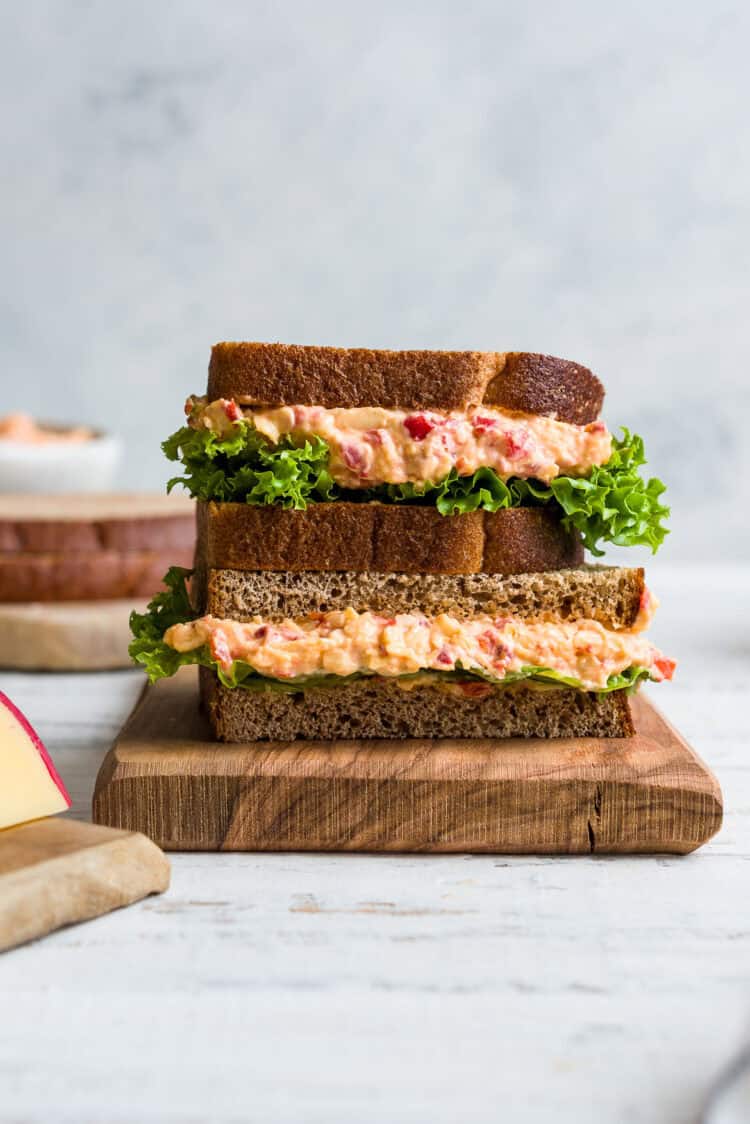 Filipino Cheese Pimiento Sandwiches.