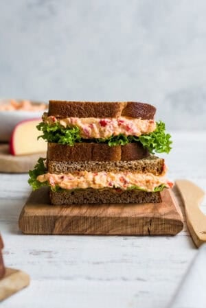 Filipino Cheese Pimiento sandwich.