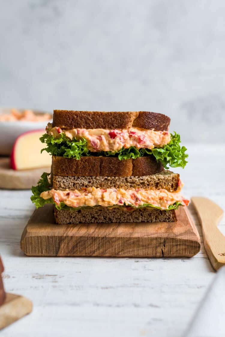 Filipino Cheese Pimiento sandwich.