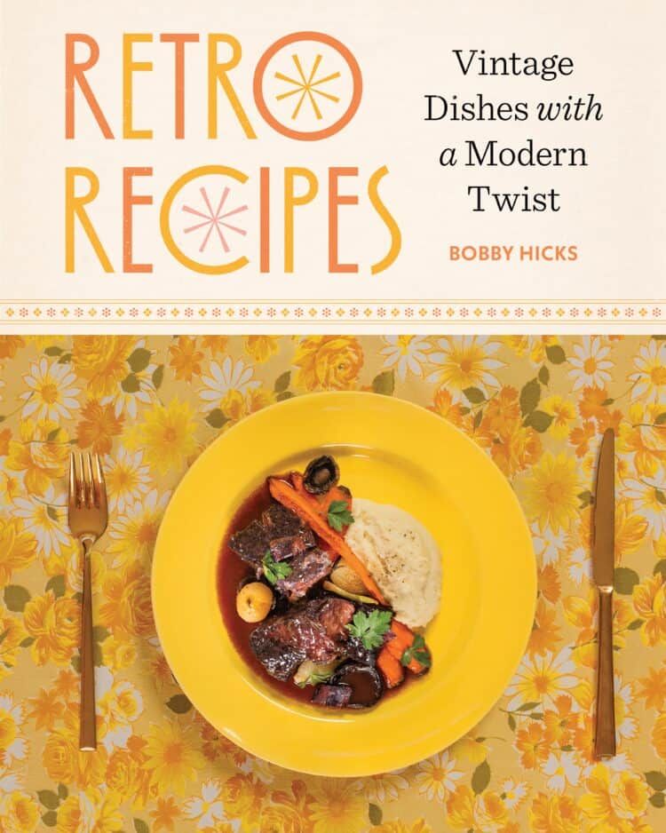 Retro Recipes cookbook cover image, by Bobby Hicks