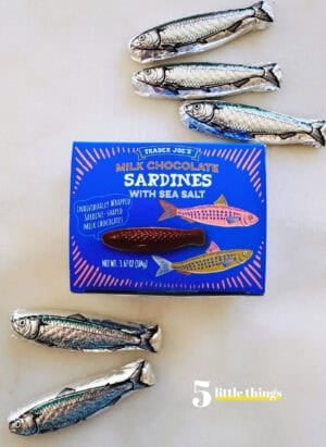 Trader Joe's sardine chocolates are one of the Five Little Things I loved the week of August 7, 2026.