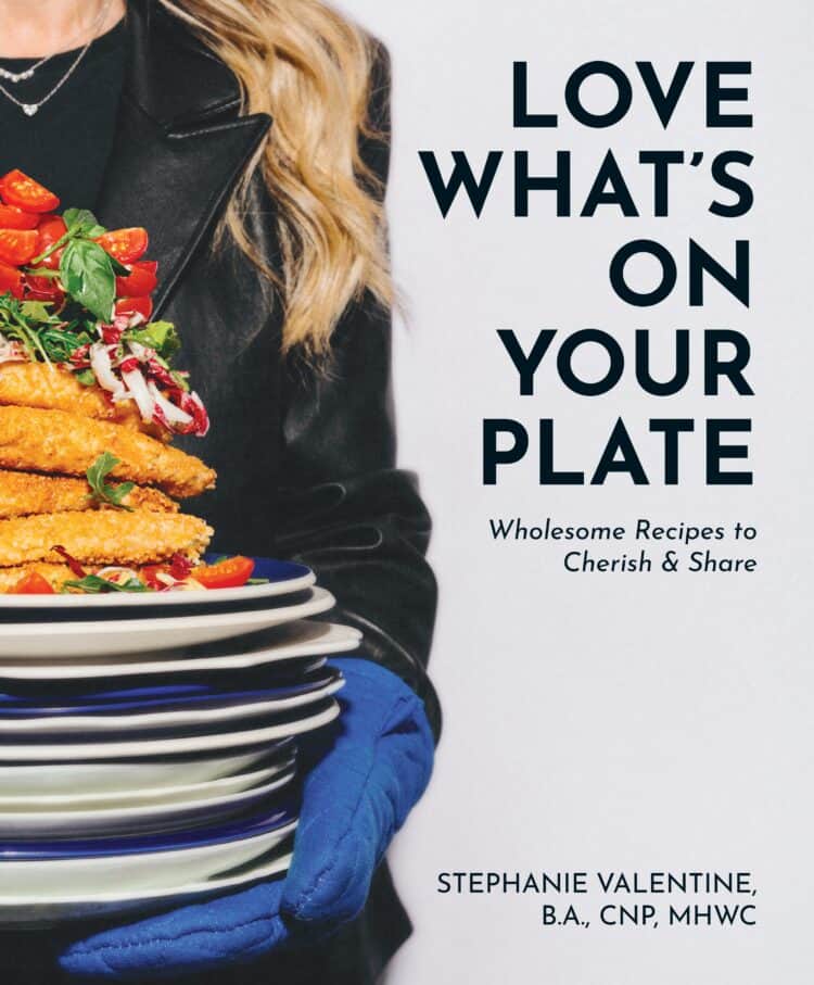 Love What's On Your Plate cookbook cover image.