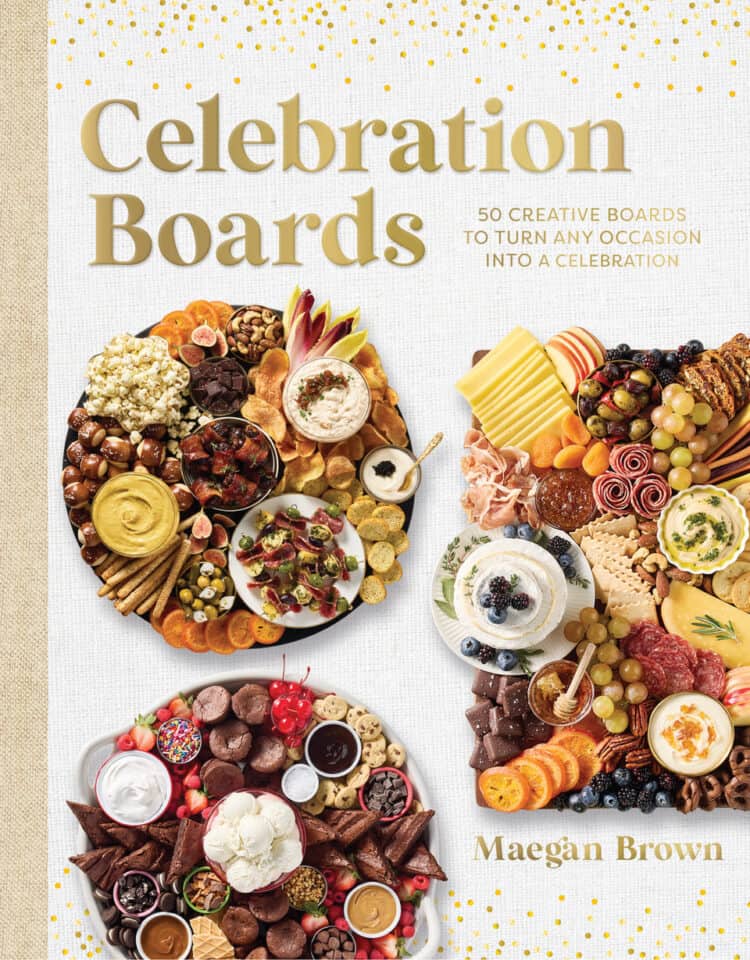 Celebration Boards by Maegan Brown cookbook cover